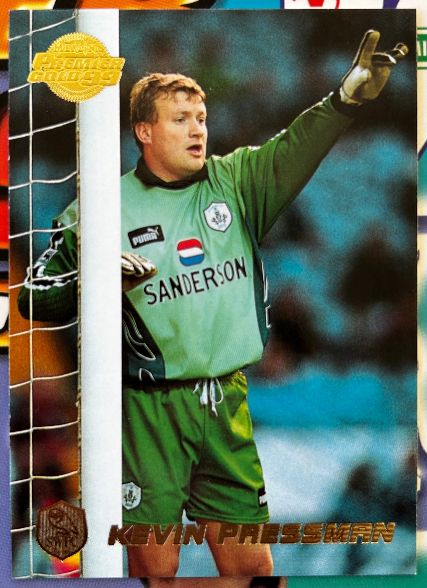 Merlin's Premier Gold 99 Trading Cards - KEVIN PRESSMAN (SHEFFIELD WEDNESDAY) #114