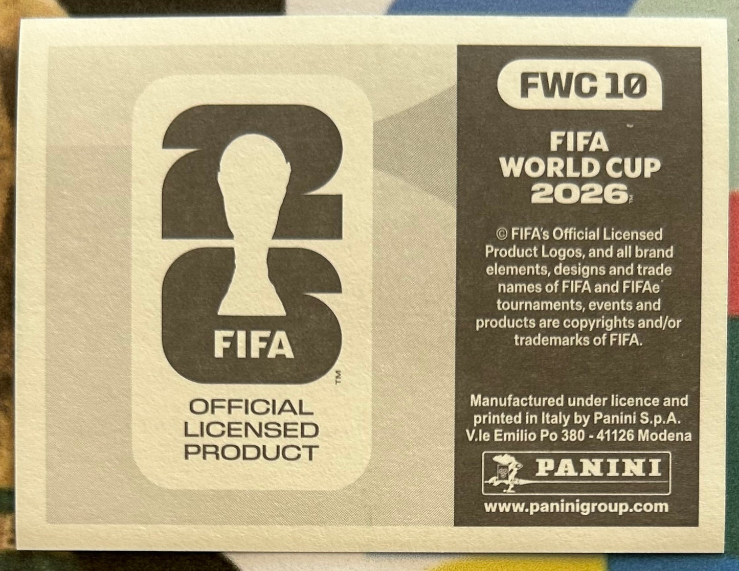 Panini FIFA World Cup 2026 Official Sticker Collection - TEAM PHOTO (URUGUAY 1950) World Cup History Sticker FWC10