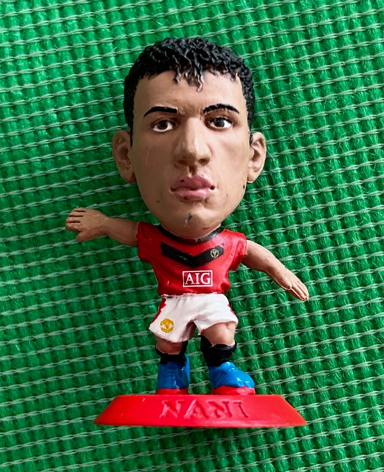 Corinthian Microstars - NANI (MANCHESTER UNITED) UK Series 19 World Stars Red Base MC12547 *Loose*