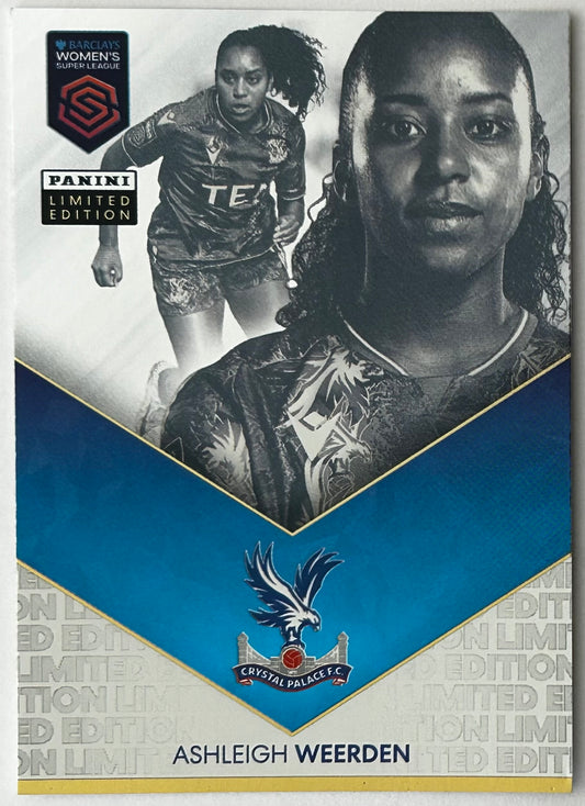 Panini Adrenalyn XL Barclays Women's Super League 2025 - ASHLEIGH WEERDEN (CRYSTAL PALACE) Limited Edition