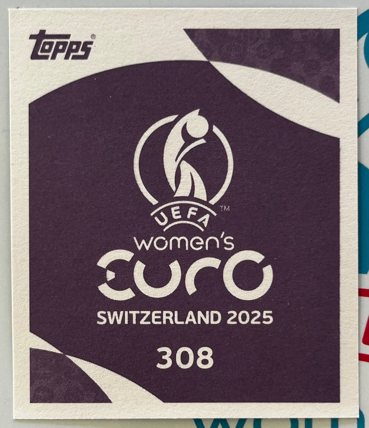 Topps UEFA Women's EURO 2025 Sticker Collection - LARA DICKENMANN (SWITZERLAND) Legend Holo Foil #308
