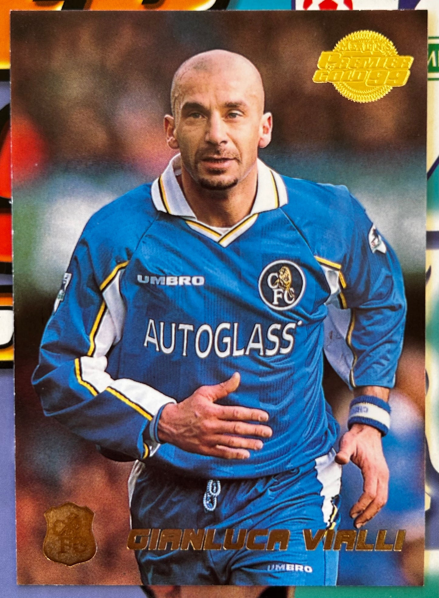 Merlin's Premier Gold 99 Trading Cards - GIANLUCA VIALLI (CHELSEA) #36
