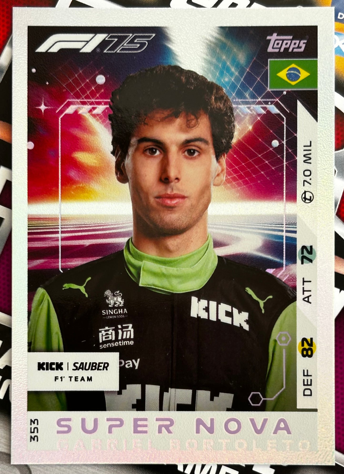 Topps F1 Turbo Attax 2025 - Single SUPERNOVA & 100 CLUB Cards (#334 - #356)