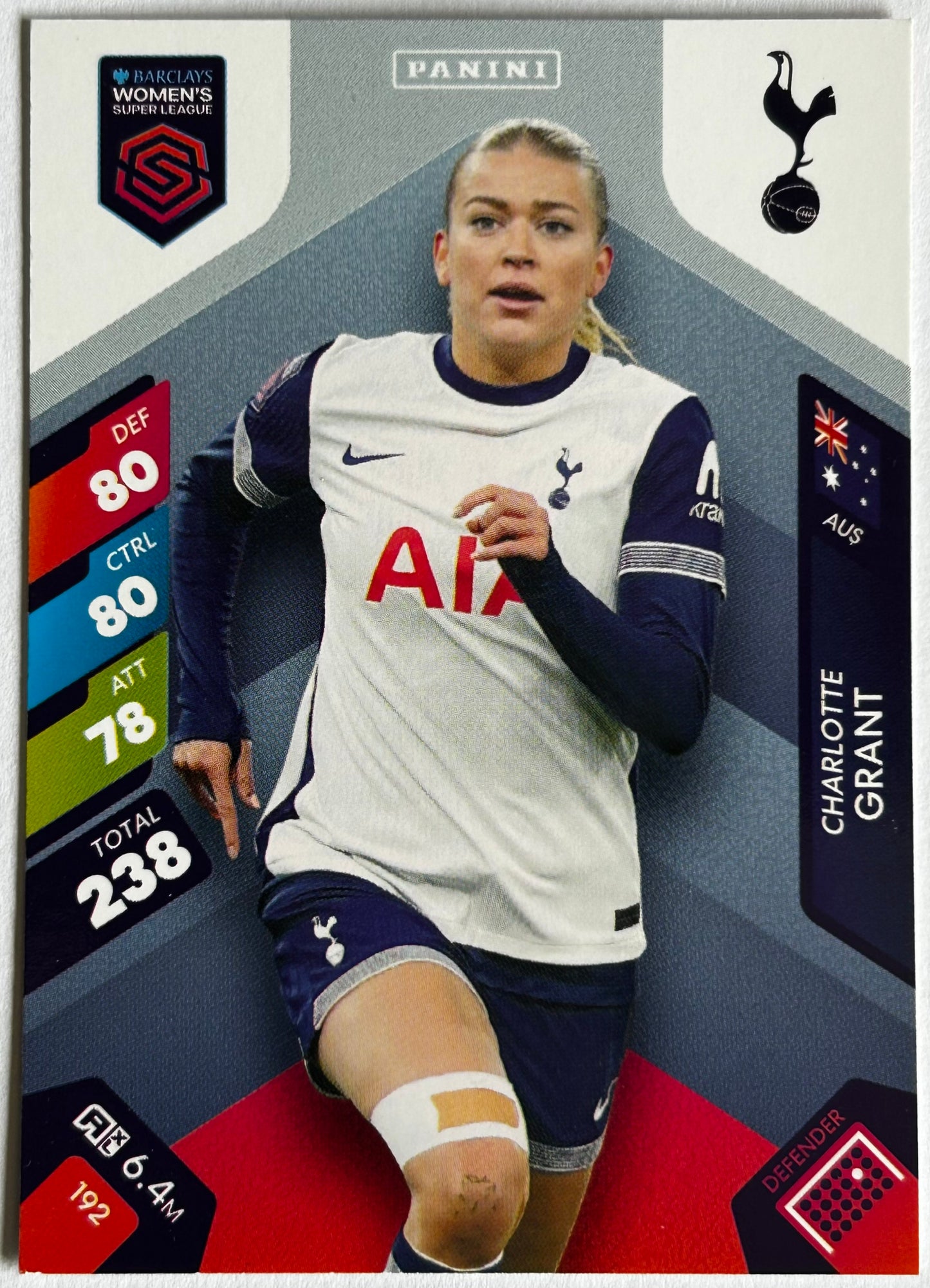 Panini Adrenalyn XL Barclays Women's Super League 2025 - Single TOTTENHAM HOTSPUR Cards #190 - #207