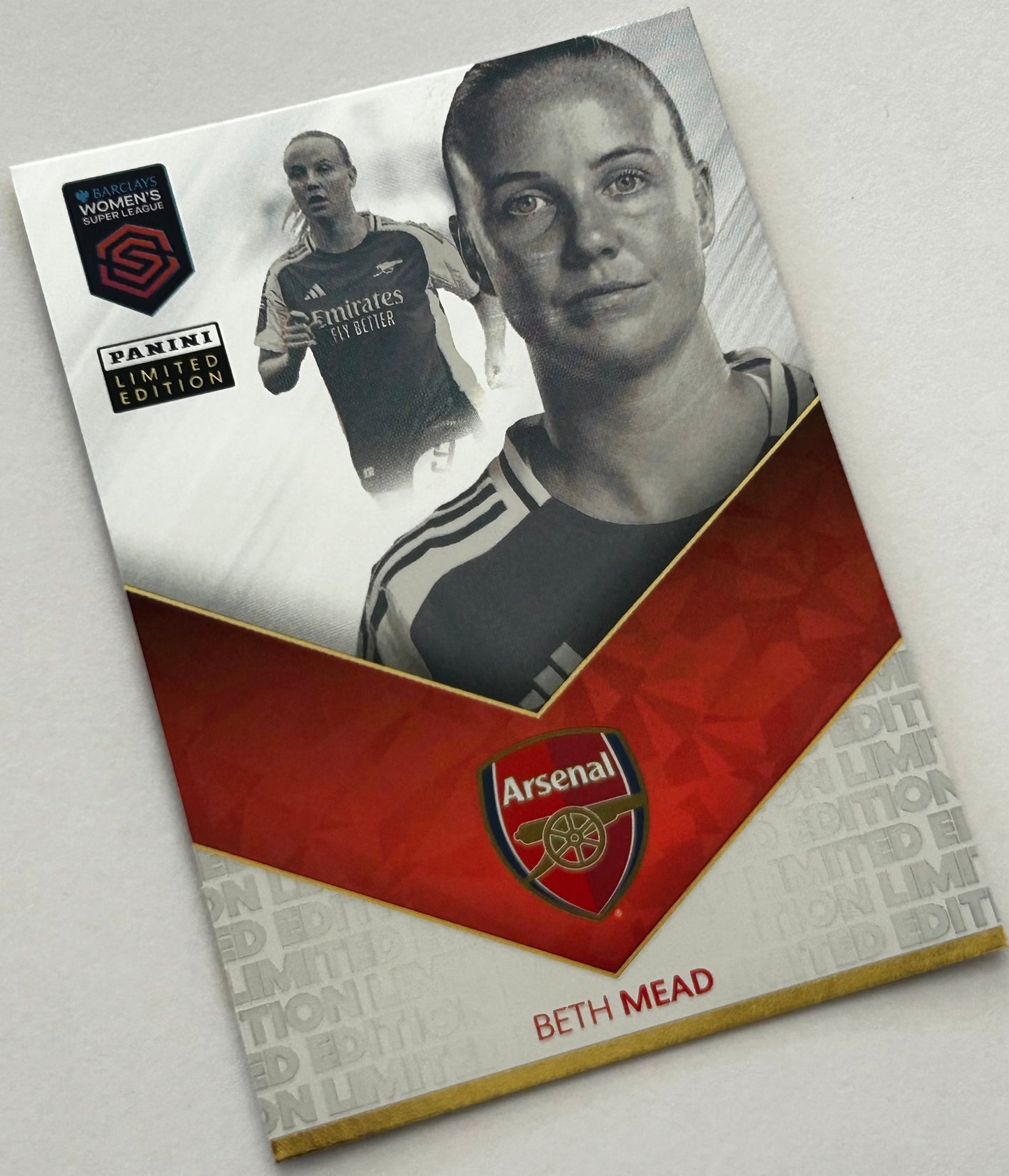 Panini Adrenalyn XL Barclays Women's Super League 2025 - BETH MEAD (ARSENAL) Limited Edition