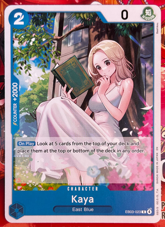EB03-023 KAYA One Piece Character Card (Blue) English