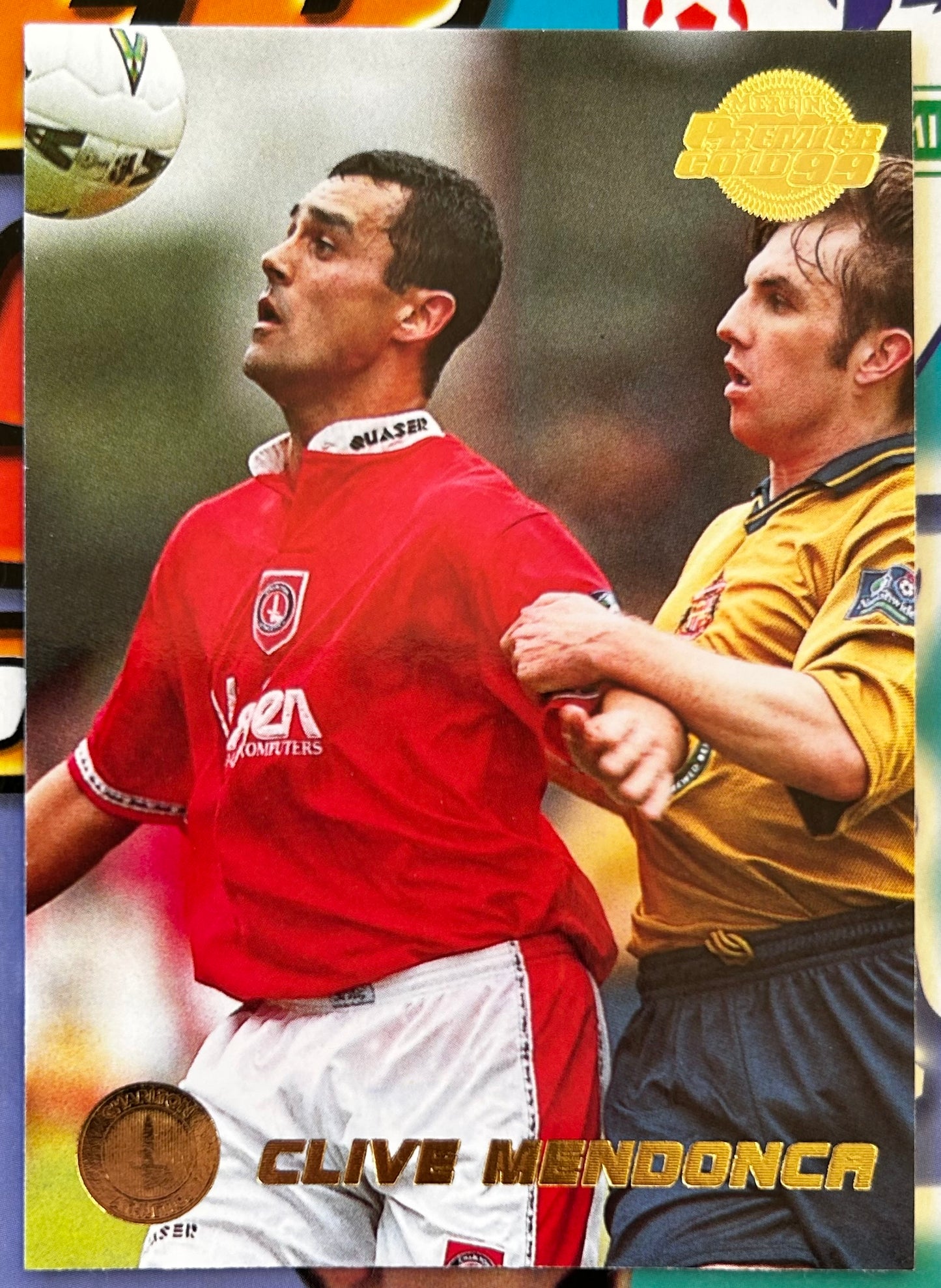 Merlin's Premier Gold 99 Trading Cards - CLIVE MENDONCA (CHARLTON ATHLETIC) #31