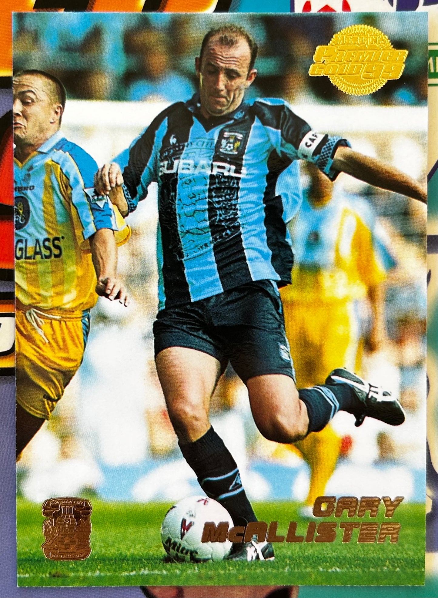 Merlin's Premier Gold 99 Trading Cards - GARY McALLISTER (COVENTRY CITY) #43