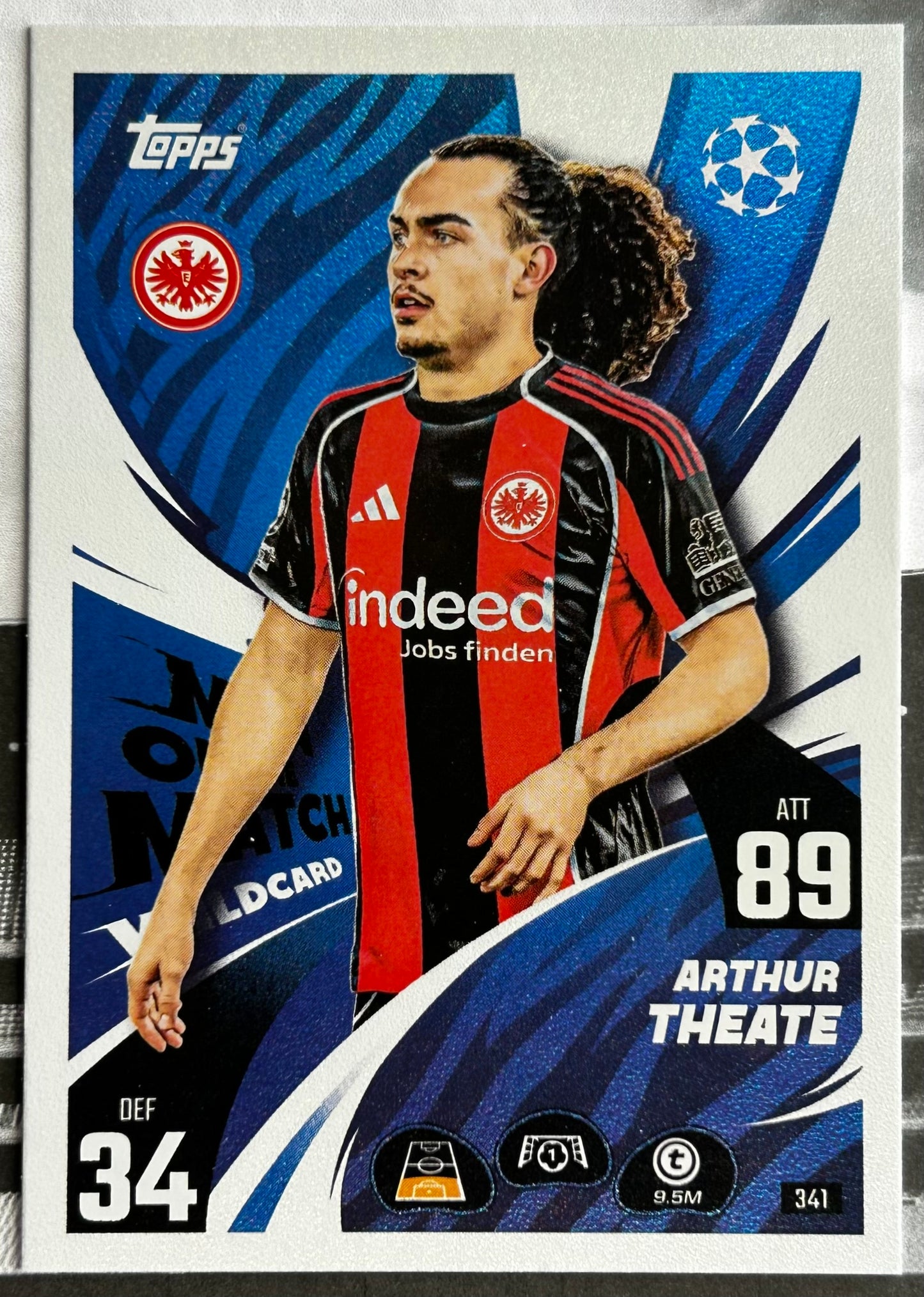 2025-26 Topps UCC Match Attax - MAN OF THE MATCH WILDCARD Rainbow Foil (#316-#342) 1:3 packs