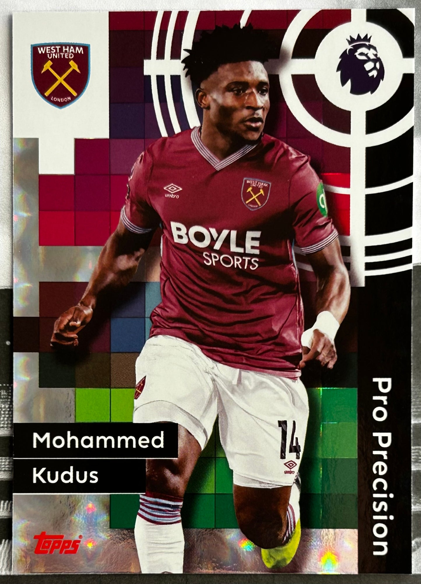 Topps Premier League 2026 Debut Edition - Single PRO PRECISION Insert Cards #401 - #420