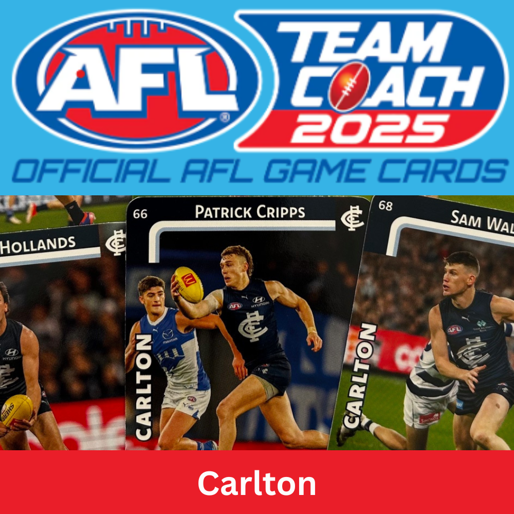 AFL Teamcoach 2025 - CARLTON Common Cards (#05 - #183) BUY 4 GET 2 FREE