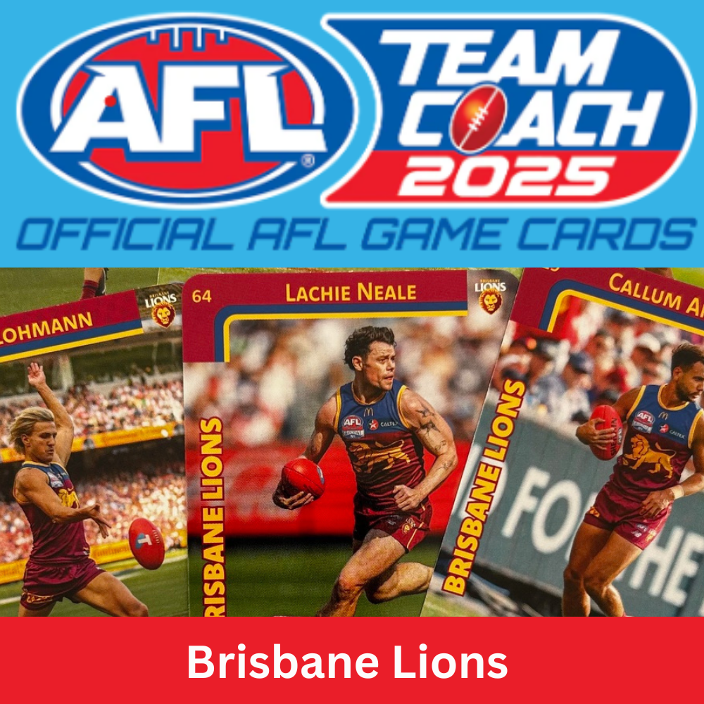 AFL Teamcoach 2025 - BRISBANE LIONS Common Cards (#03 - #182) BUY 4 GET 2 FREE