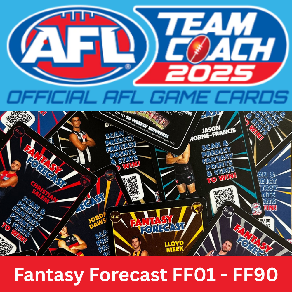 AFL Teamcoach 2025 - FANTASY FORECAST Insert Cards (FF-01 - FF90)