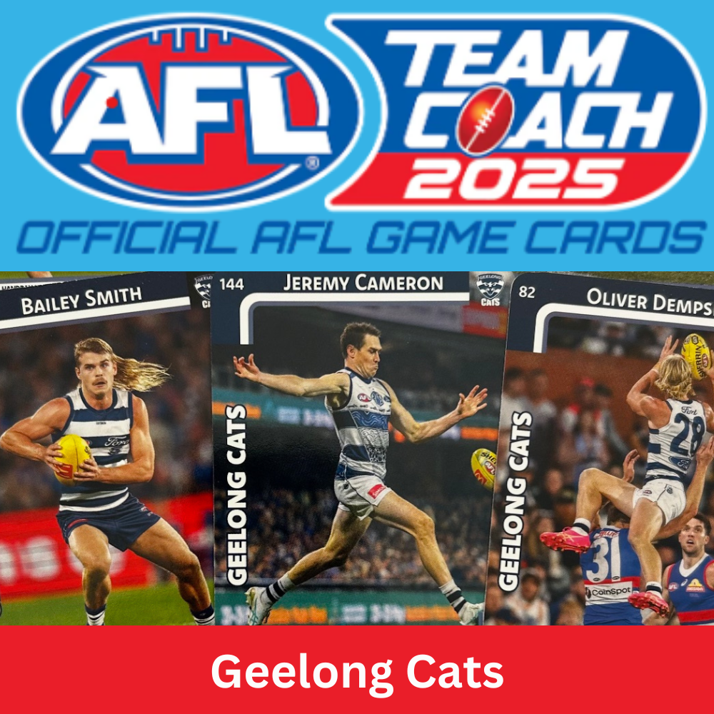 AFL Teamcoach 2025 - GEELONG CATS Common Cards (#20 - #187) BUY 4 GET 2 FREE