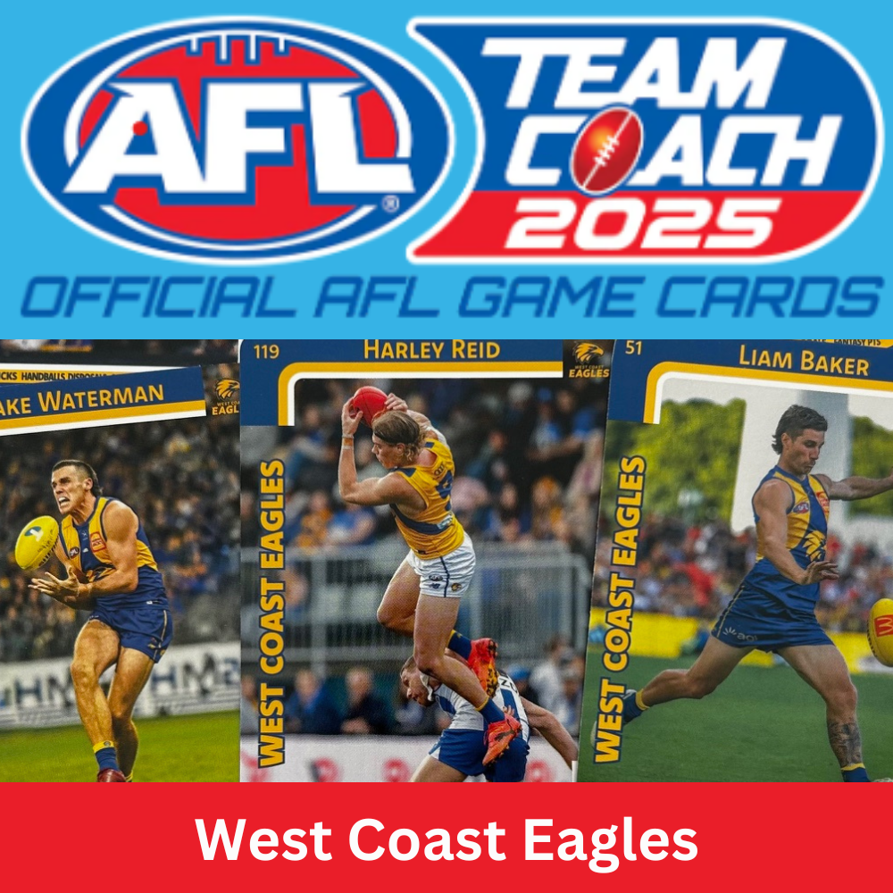AFL Teamcoach 2025 - WEST COAST EAGLES Common Cards (#51 - #197) BUY 4 GET 2 FREE