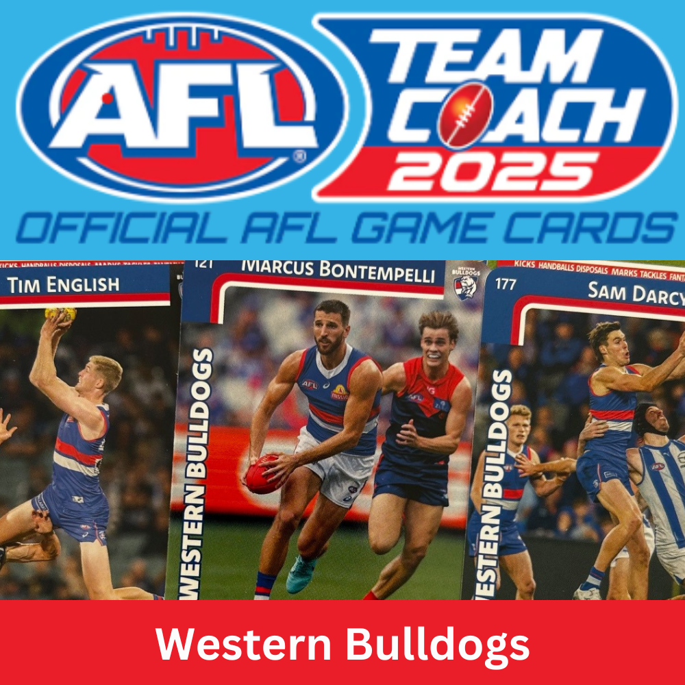 AFL Teamcoach 2025 - WESTERN BULLDOGS Common Cards (#55 - #198) BUY 4 GET 2 FREE