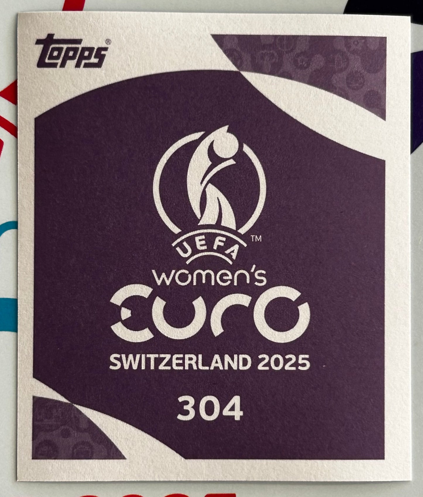 Topps UEFA Women's EURO 2025 Sticker Collection - ELLEN WHITE (ENGLAND) Legend Holo Foil #304