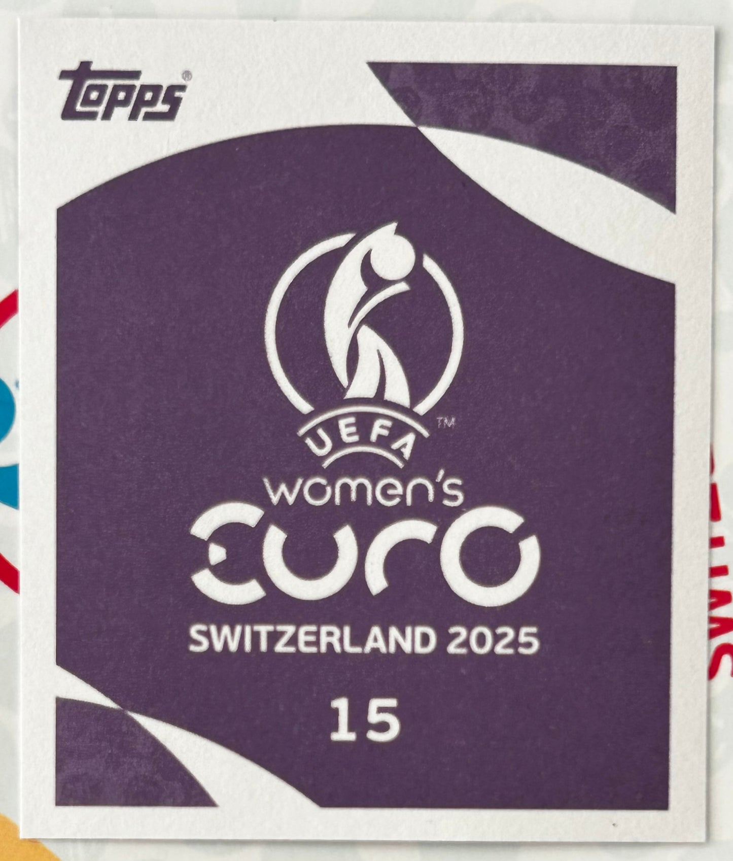 Topps UEFA Women's EURO 2025 Sticker Collection - EMBLEM (FINLAND) Holo Foil #15