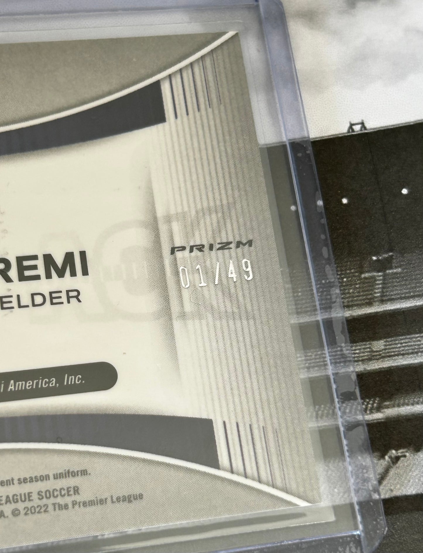 2022-23 Panini Prizm Premier League Soccer - GEREMI (CHELSEA) Flashback Autographs FA-GER *01 of /49 print run*