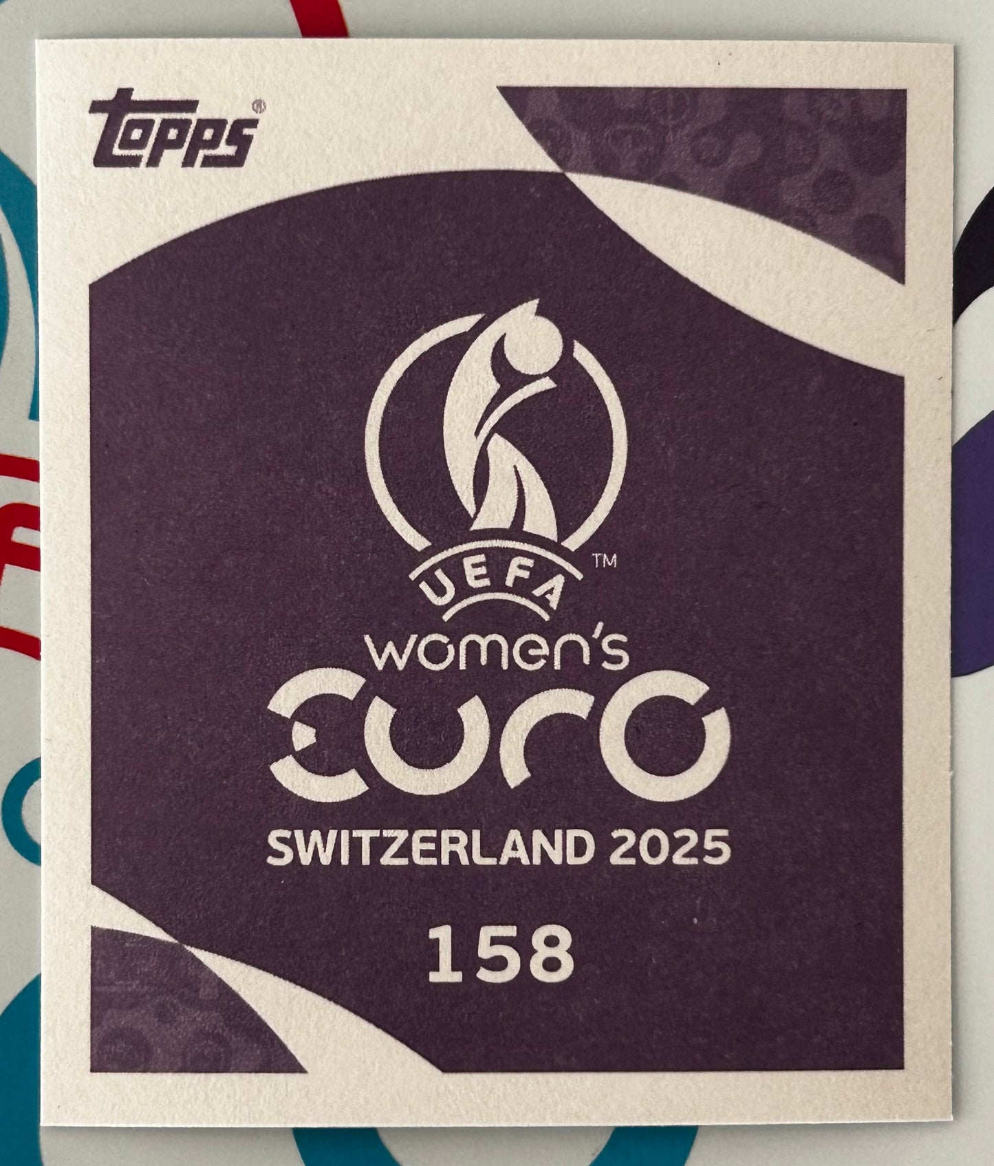 Topps UEFA Women's EURO 2025 Sticker Collection - PERNILLE HARDER (DENMARK) Shining Stars Holo Foil #158