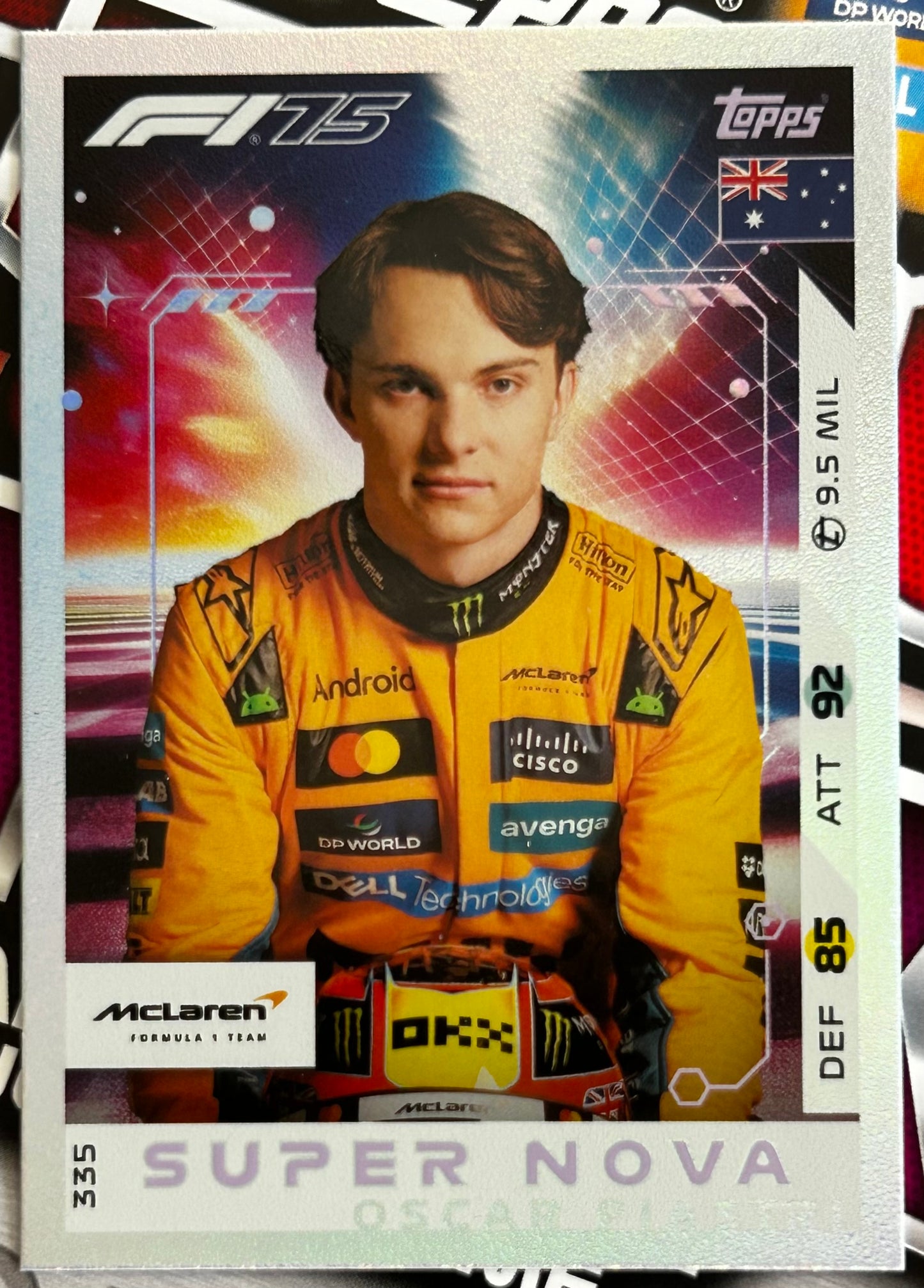 Topps F1 Turbo Attax 2025 - Single SUPERNOVA & 100 CLUB Cards (#334 - #356)
