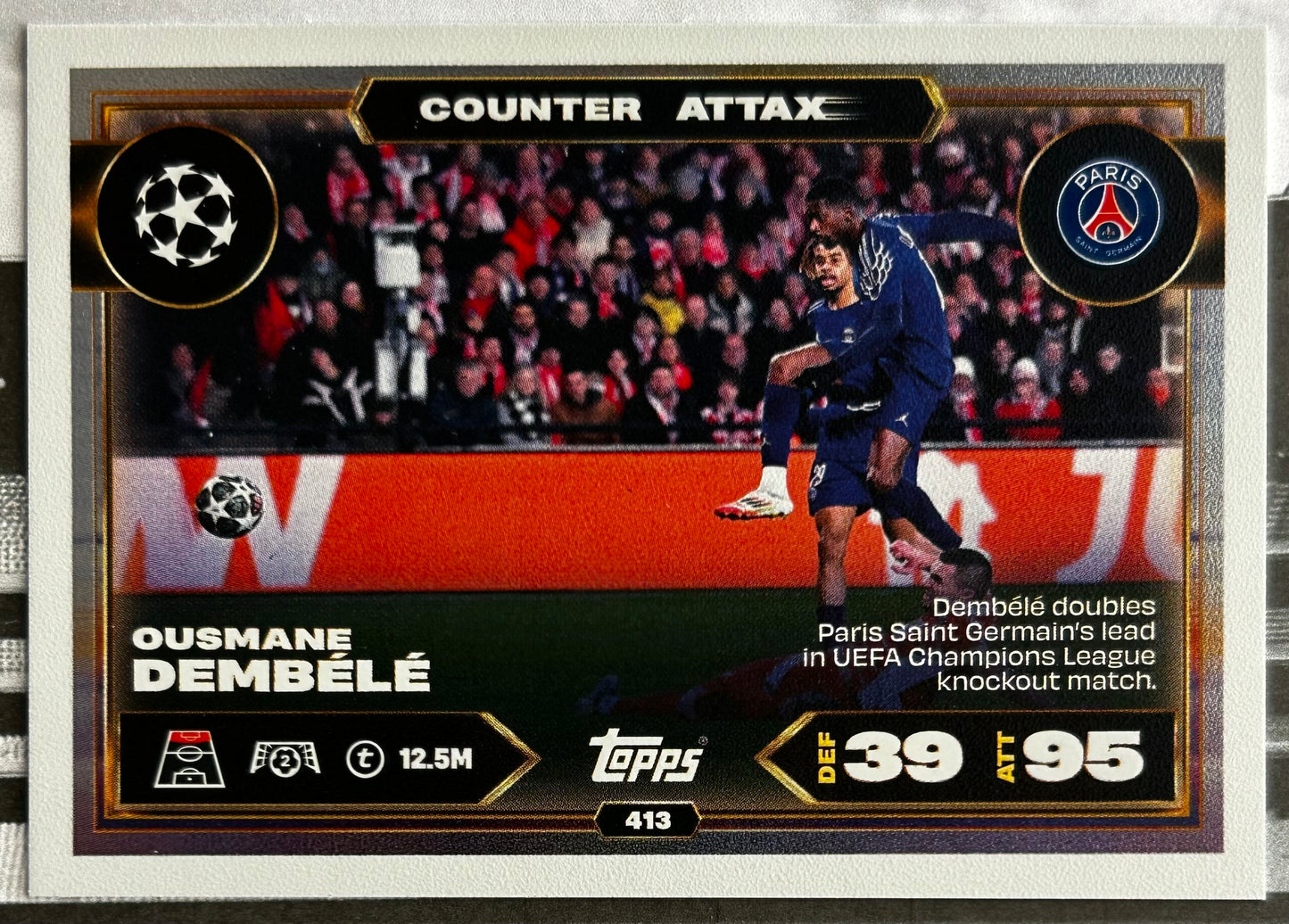 2025-26 Topps UCC Match Attax - COUNTER ATTAX Rainbow Plus Foil (#406-#414) 1:3 packs