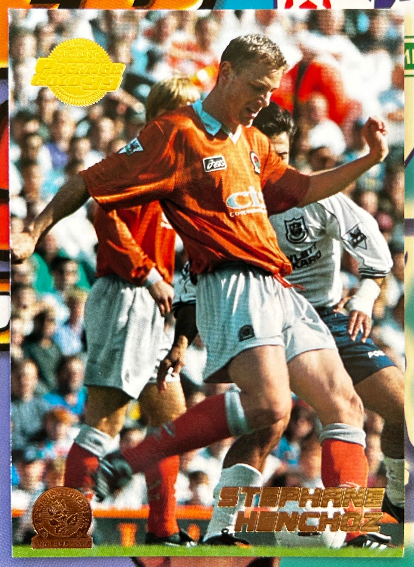 Merlin's Premier Gold 99 Trading Cards - STEPHANE HENCHOZ (BLACKBURN ROVERS) #19