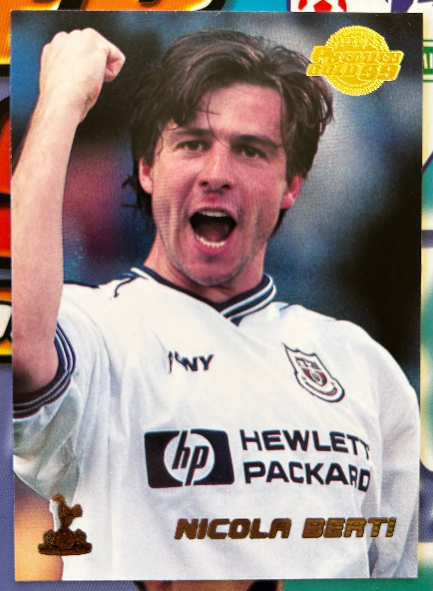 Merlin's Premier Gold 99 Trading Cards - NICOLA BERTI (TOTTENHAM HOTSPUR) #132