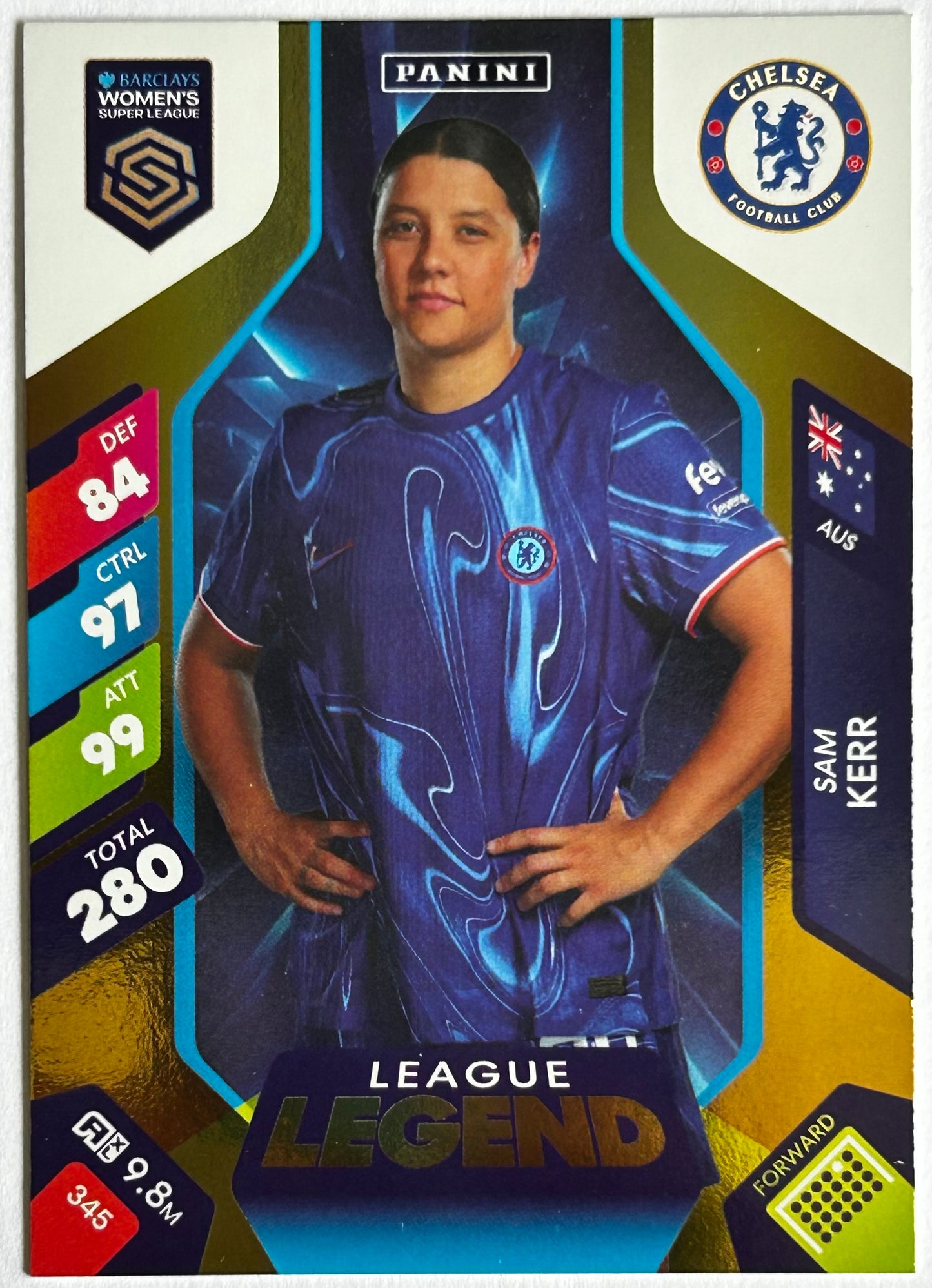Panini Adrenalyn XL Barclays Women's Super League 2025 - Single LEAGUE LEGEND Cards (1:5.5 packets) #343 - #351