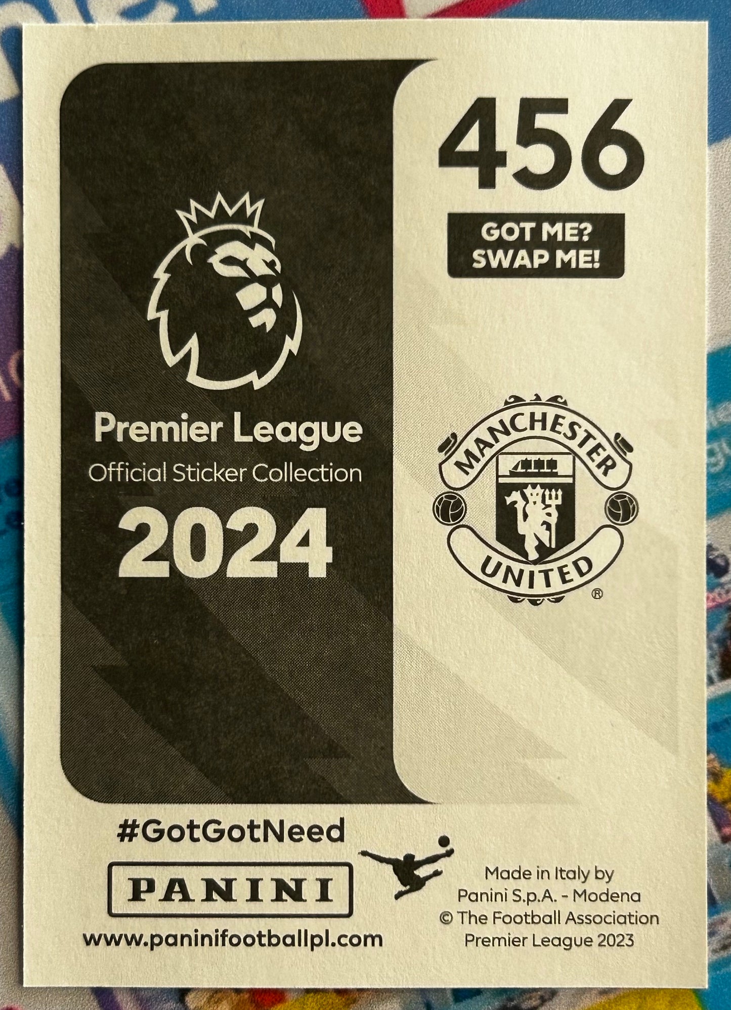 2024 Panini Premier League Sticker Collection - CASEMIRO (MANCHESTER UNITED) Elite #456