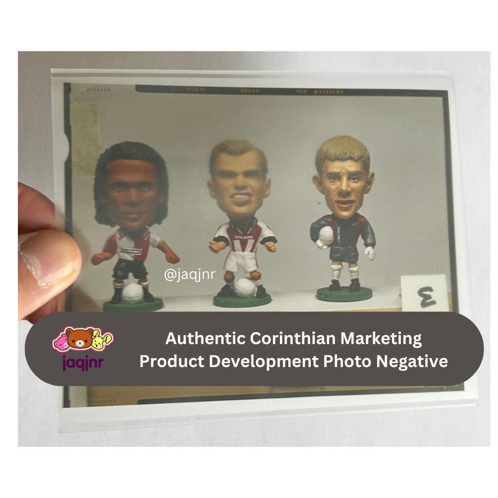 Corinthian Dutch Staatsloterij 1996-97 VAN DER SAR, NUMAN & TAUMENT (AJAX, PSV & FEYENOORD) Product Development Photo Negative