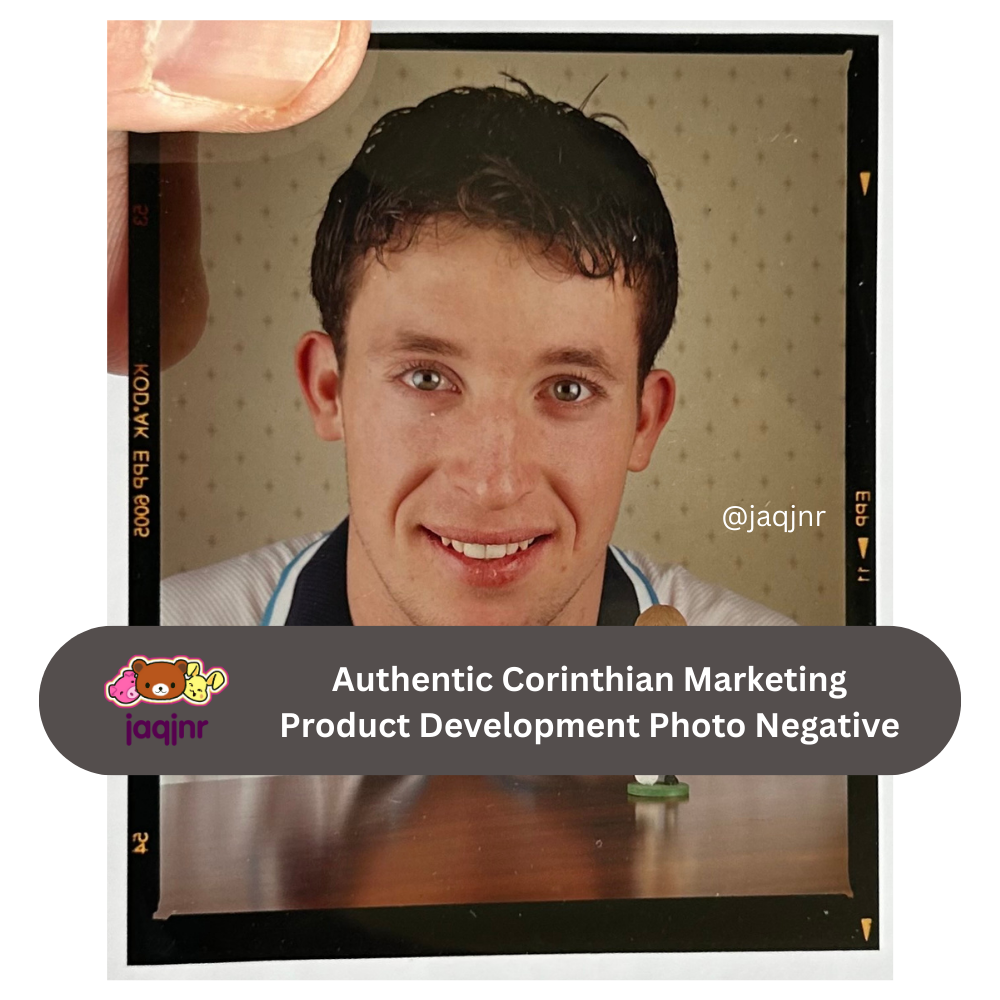 Corinthian England EURO 96 ROBBIE FOWLER WITH FIGURE Product Development Photo Negative