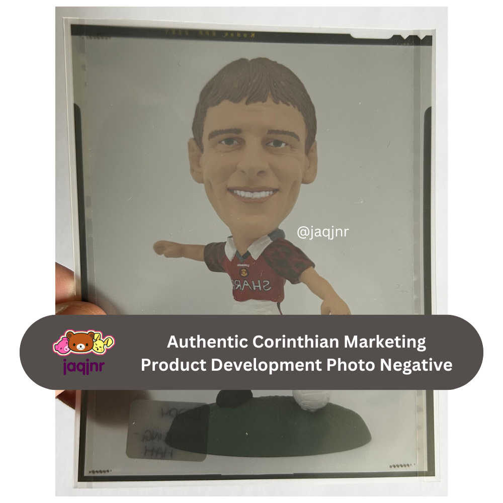 Corinthian Headliners XL UNRELEASED TEDDY SHERINGHAM (MAN UTD) Product Development Photo Negative