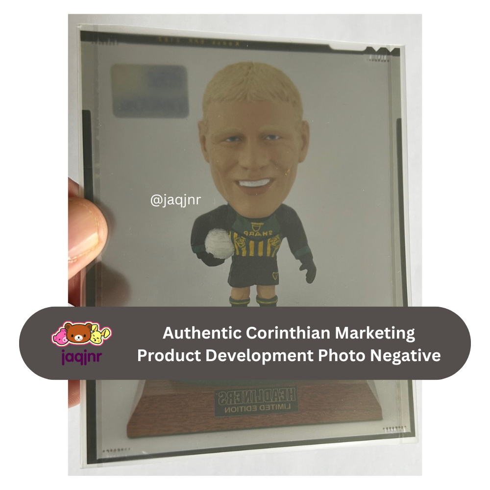 Corinthian Headliners XL UNRELEASED PETER SCHMEICHEL (MAN UTD) Product Development Photo Negative