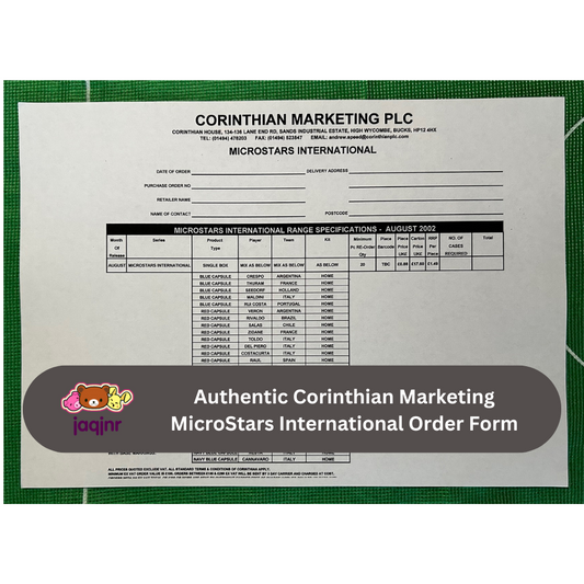 Corinthian MicroStars International Order Form