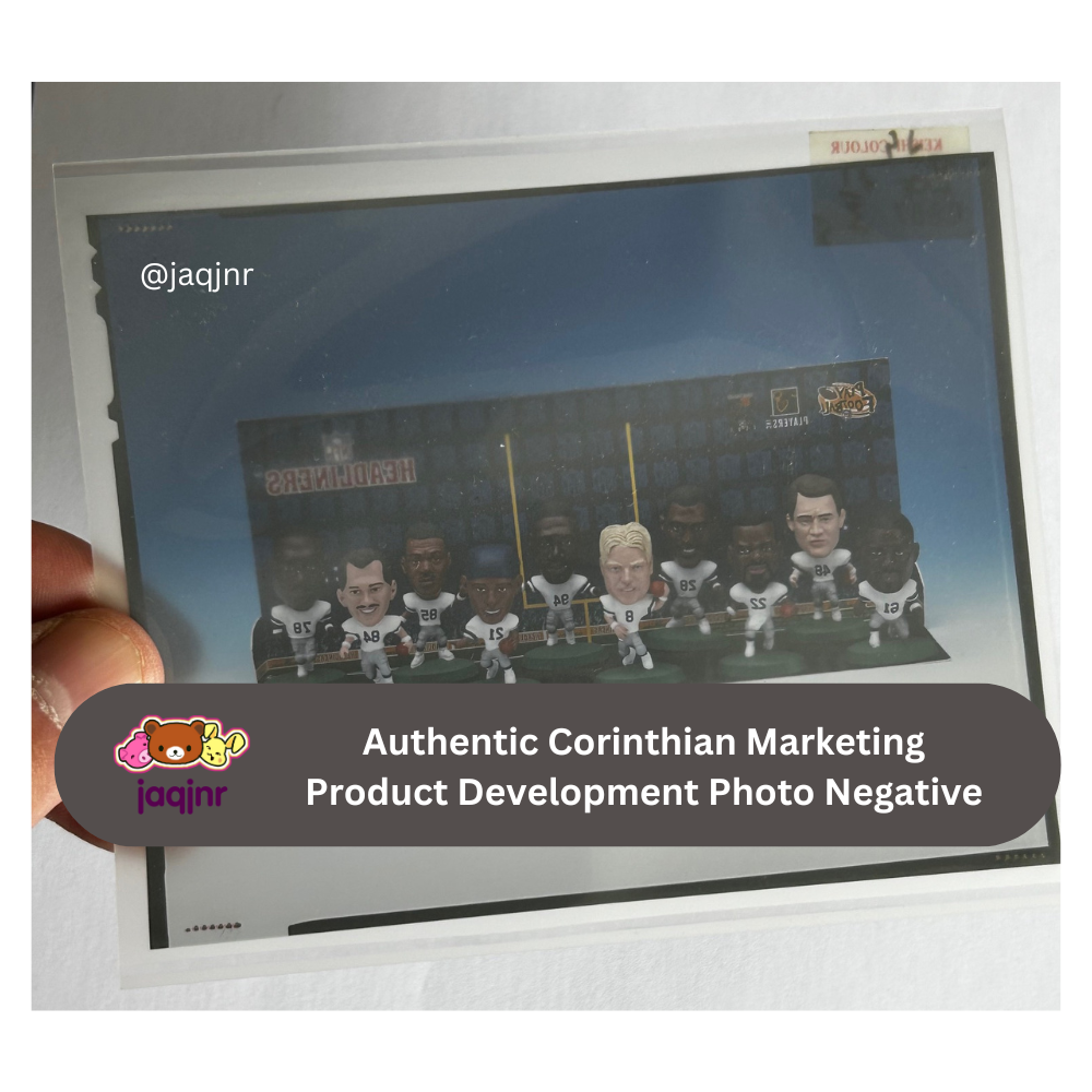 Corinthian NFL Headliners DALLAS COWBOYS 10 PACK DISPLAY Product Development Photo Negative