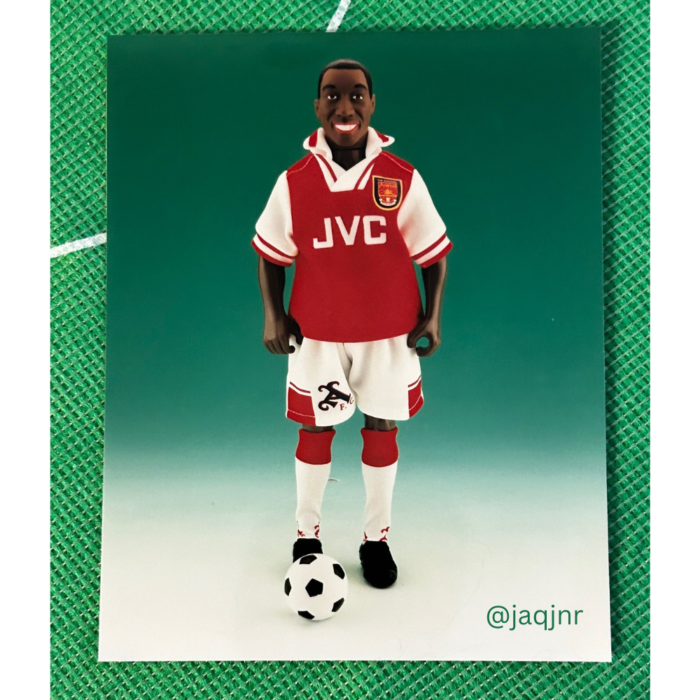 Corinthian Powerplay Photo - IAN WRIGHT (ARSENAL) Colour 6" x 4"