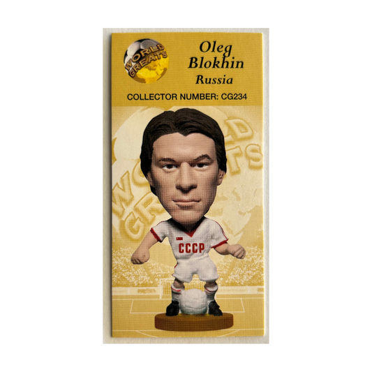 Prostars Club Gold - OLEG BLOKHIN (RUSSIA) World Greats Collector Card CG234