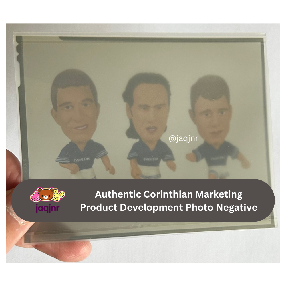 Corinthian SFL 1995-96 UNRELEASED HATELEY WITH GOUGH & LAUDRUP (RANGERS) Product Development Photo Negative