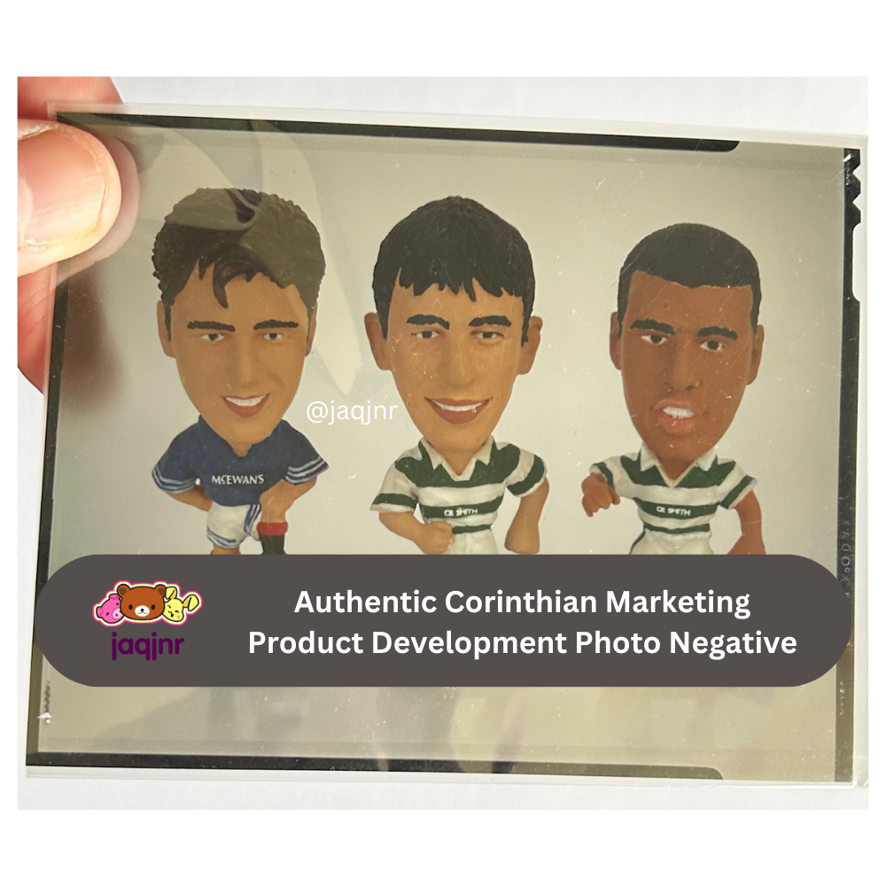 Corinthian SFL 1995-96 VAN HOOIJDONK, O'DONNELL & McCOIST (RANGERS & CELTIC) Product Development Photo Negative