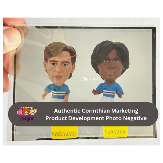 Corinthian Superstars Headliners 1996-97 KAREMBEU & MANCINI (SAMPDORIA) Product Development Photo Negative