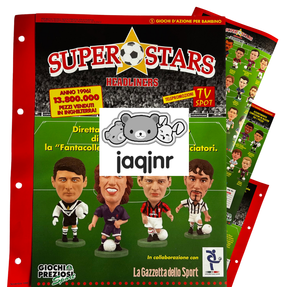 Corinthian Superstars Headliners GIOCHI PREZIOSI SPORT Retailer Advert #2 (1997)