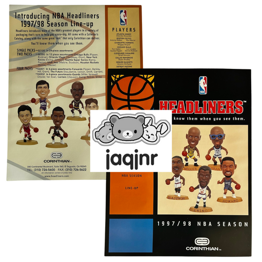 Corinthian US Headliners NBA Line Up Flyer (1997/98 Season)