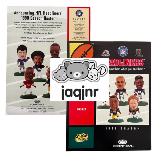Corinthian US Headliners NFL Release Flyer (Season 1998)