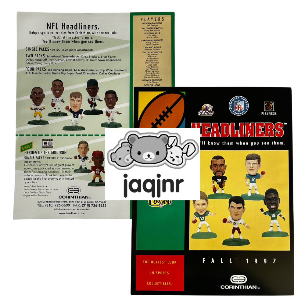 Corinthian US Headliners NFL Launch Flyer (Fall 1997)