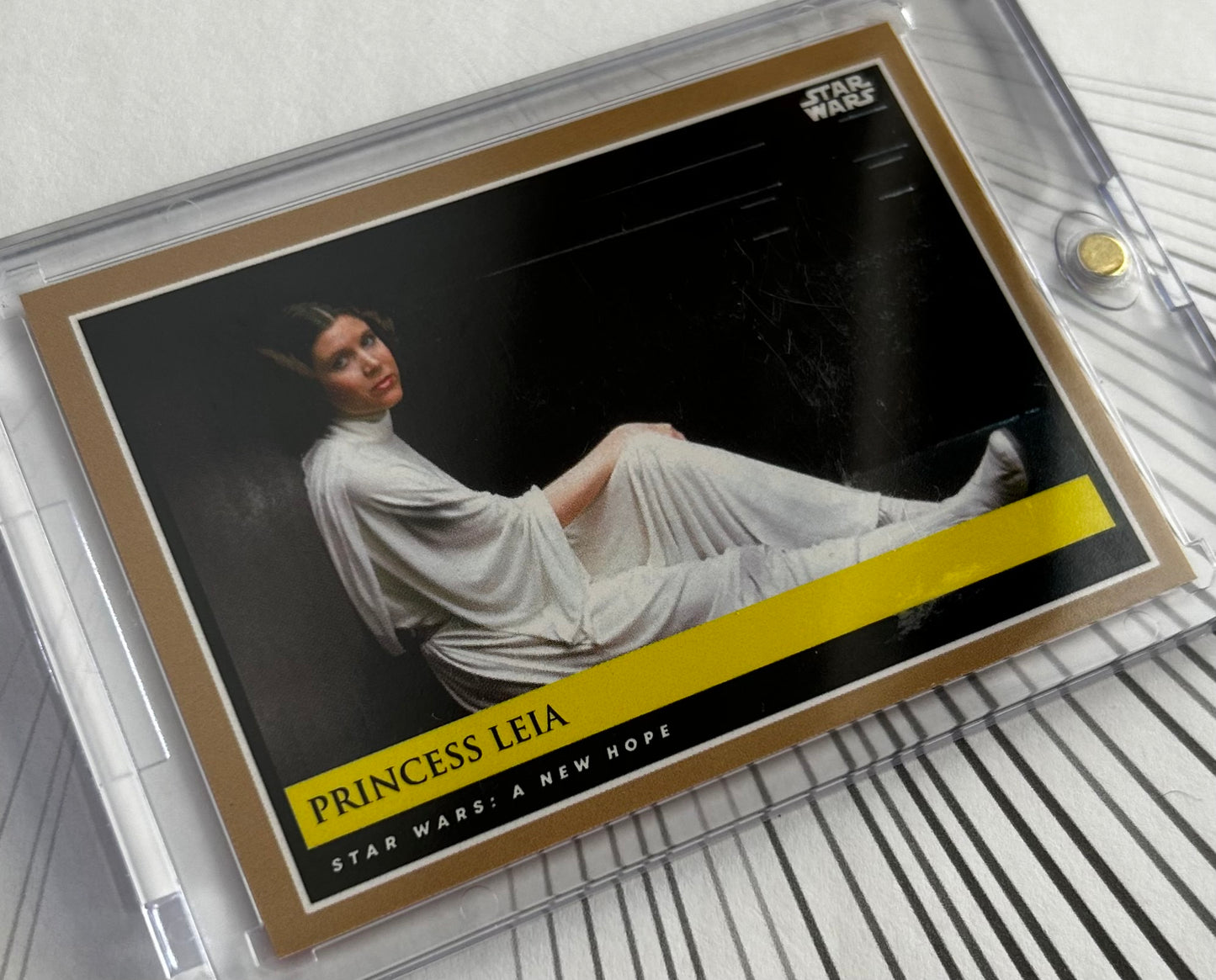 Topps Star Wars Galactic Moments - PRINCESS LEIA (A New Hope) Countdown to Episode IX #7 *Print Run: 528*