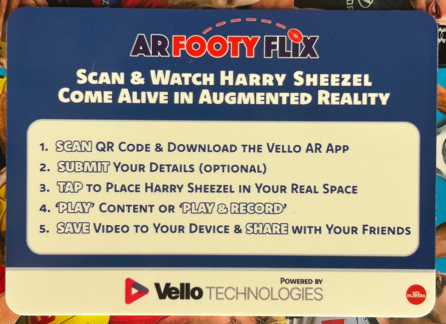 AFL Teamcoach 2025 - HARRY SHEEZEL (NORTH MELBOURNE) AR Footy Flix ARF-12