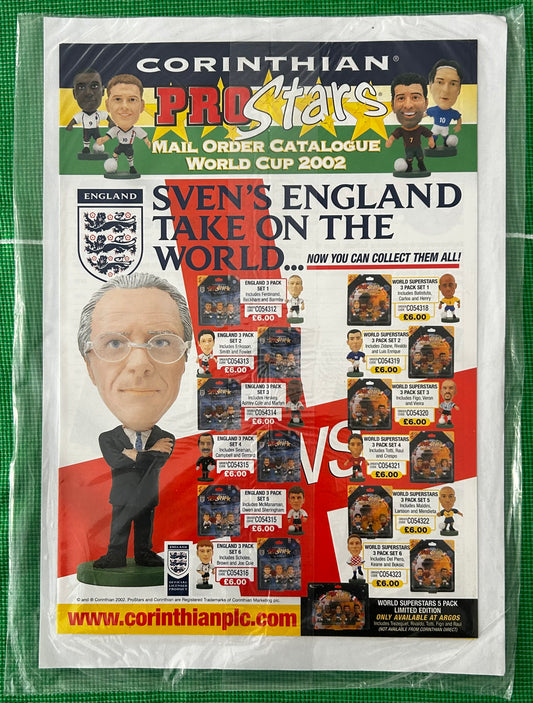 Corinthian ProStars Mail Order Catalogue World Cup 2002 (Factory Sealed)