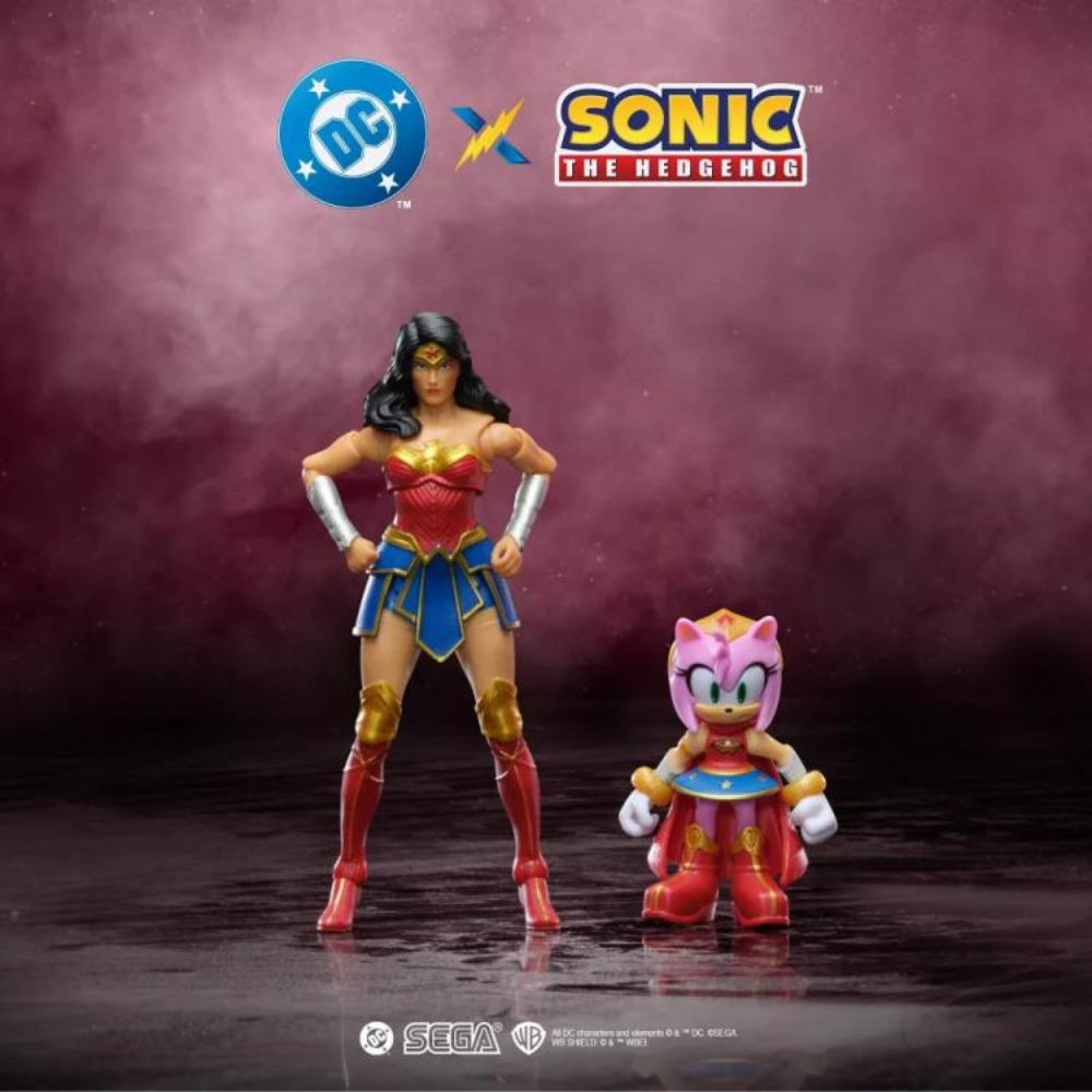 DC Comics x Sonic The Hedgehog Action Figure 2-pack - WONDER WOMAN & AMY (2026 Release)