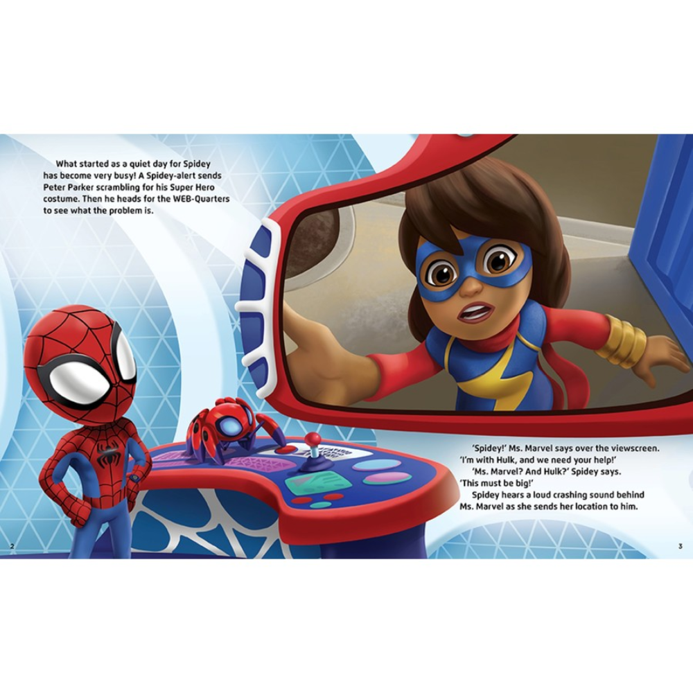 Disney Junior Marvel Spidey & his Amazing Friends - COLLECT-ME-BOOKS BUNDLE (Dino-Rama & Construction Destruction)